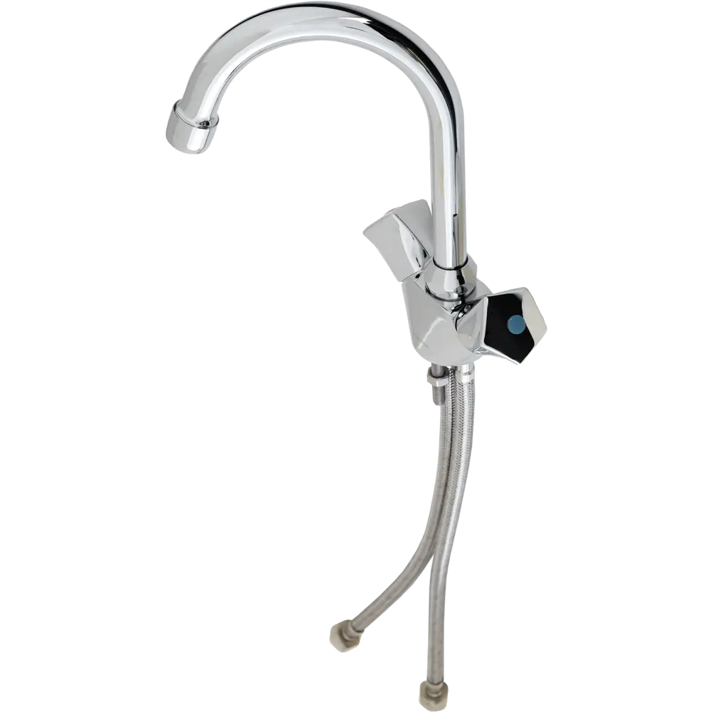 Смеситель для раковины Vidima Element двухвентильный цвет хром STLM-2109178 - Вид №1