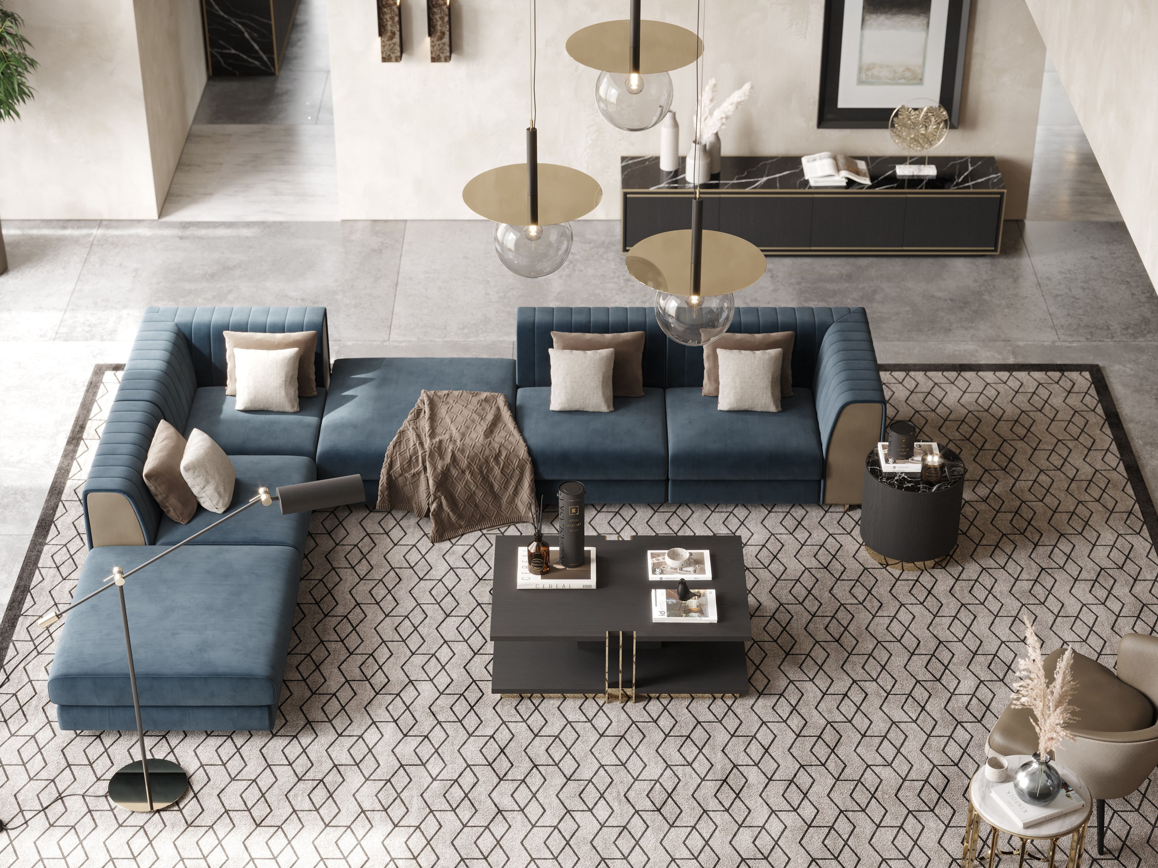 Ткань диван Laskasas Гарри ARCH-00019407 - Вид №4