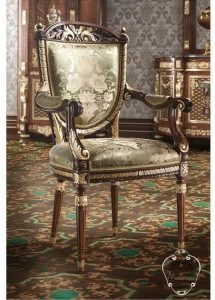 Modenese Gastone Стул с обивкой и подлокотниками Deluxe
