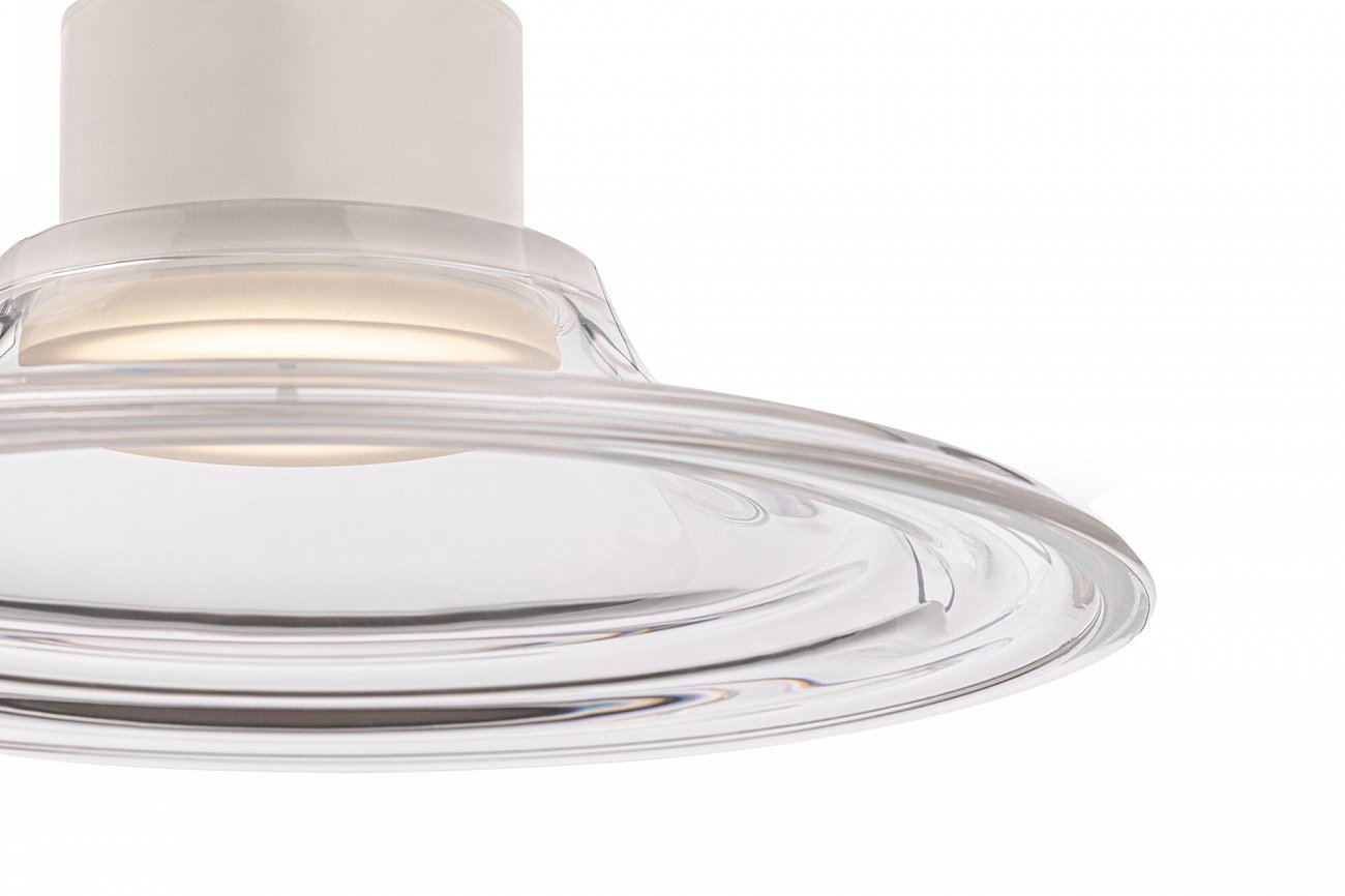 Светильник потолочный светодиодный со стеклянным плафоном белый Remous C045CL-L9W4K TECHNICAL CEILING & WALL 00-3956932 Белый  - Вид №2