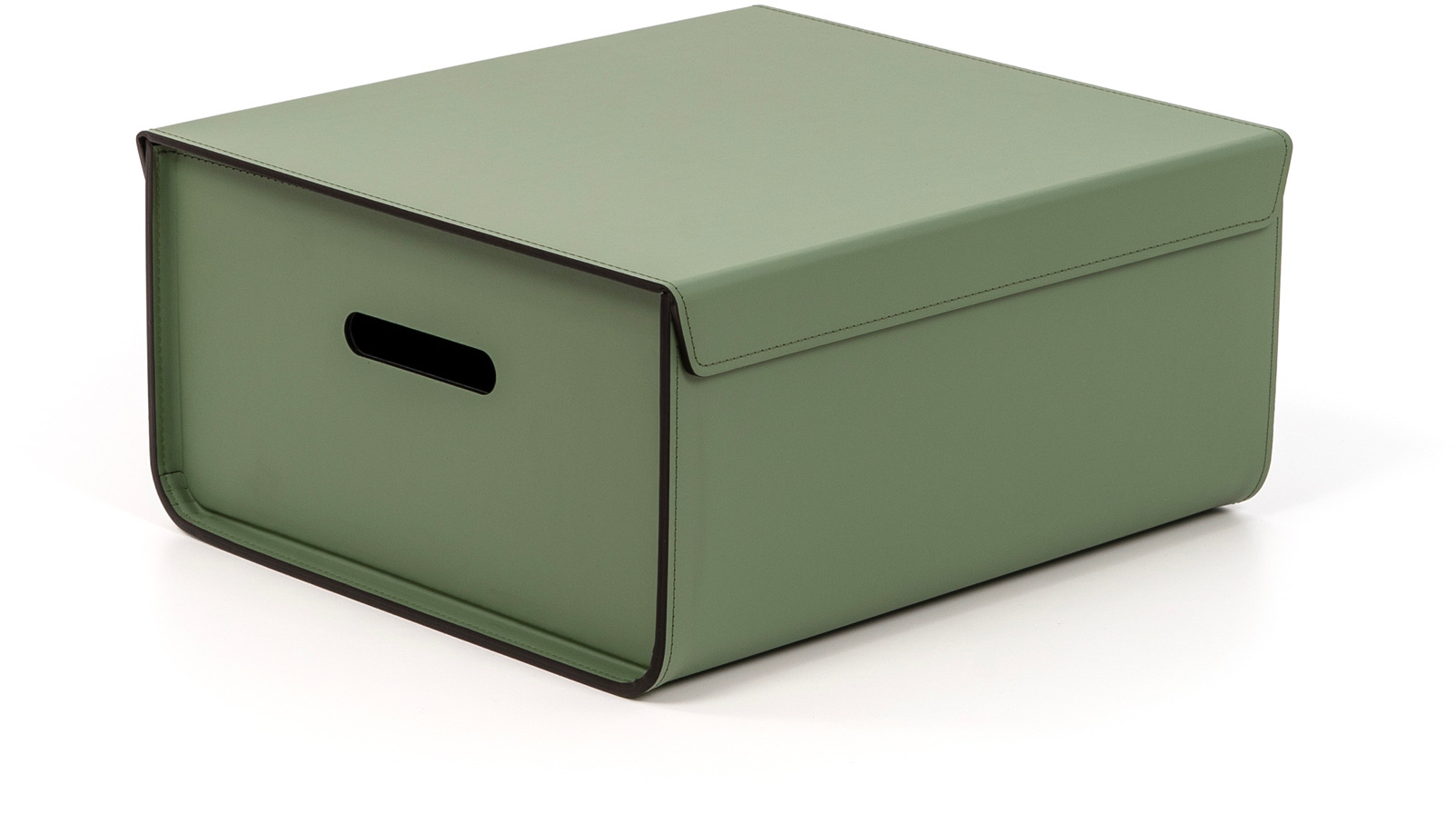 Шкаф Atena - 39X35XH19 см / регенерированная кожа_черный