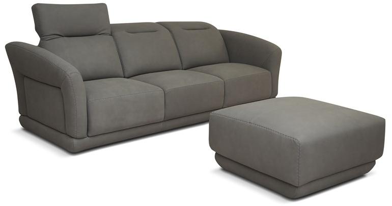 Rossini Sofas Модульный секционный диван в коже Monicelli sun-id-1409527 - Вид №5