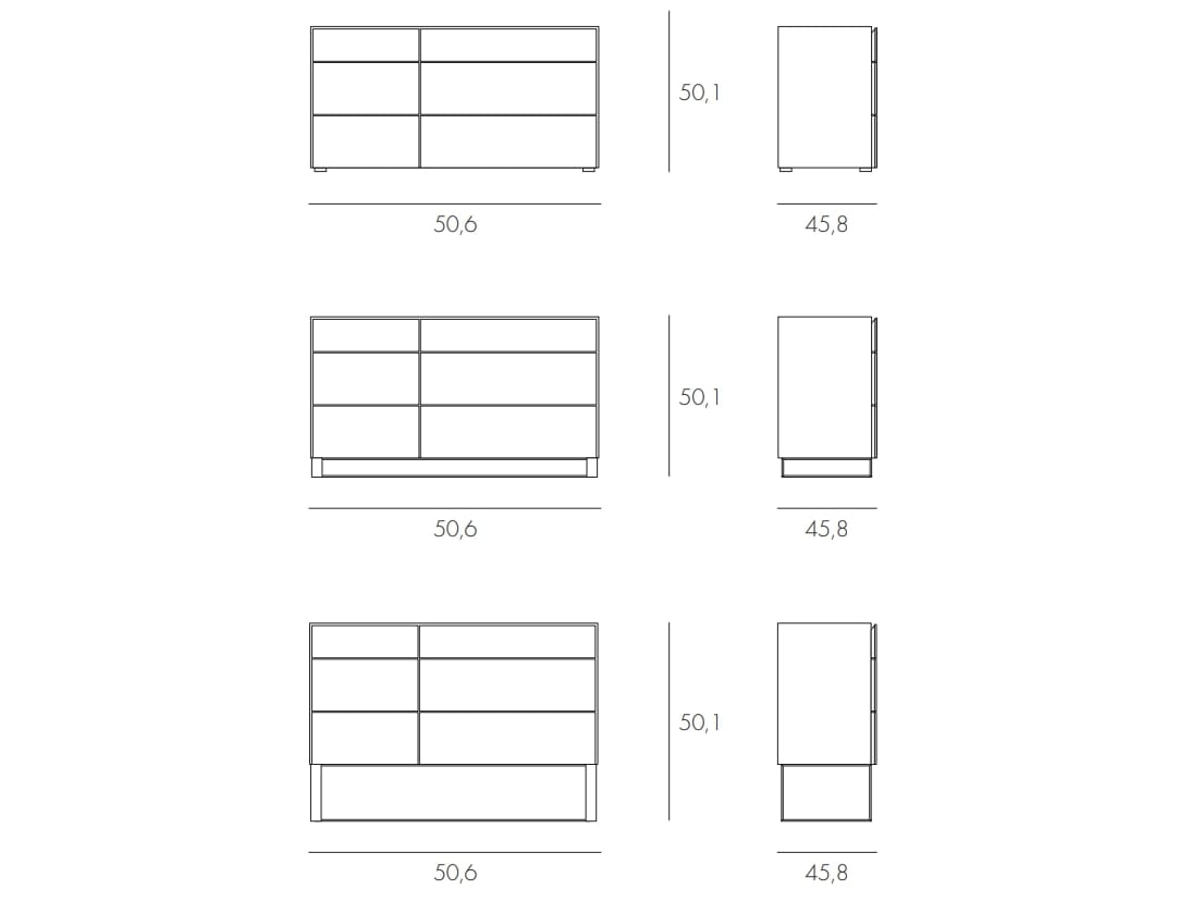 Деревянный комод со встроенными ручками Olivieri ARCH-00017199 - Вид №3