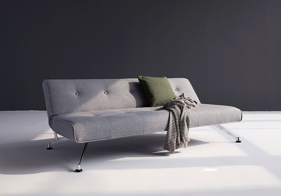 Диван Clubber с хромированными ножками, угольный Innovation Living CLUBBERS1 - Вид №3