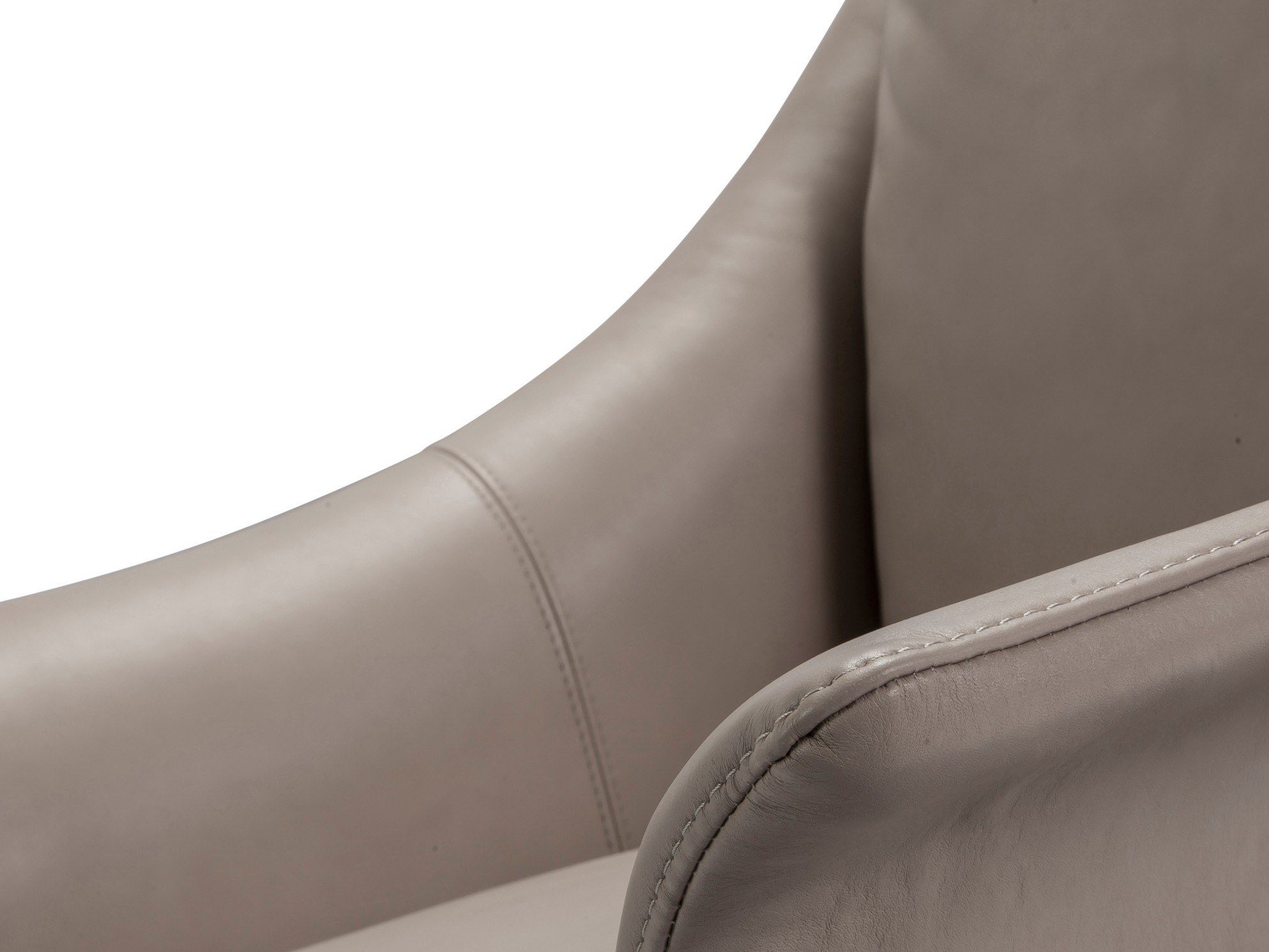 Съемное кожаное кресло с подлокотниками Duvivier Canapés MELCHIOR ARCH-00063954 - Вид №4