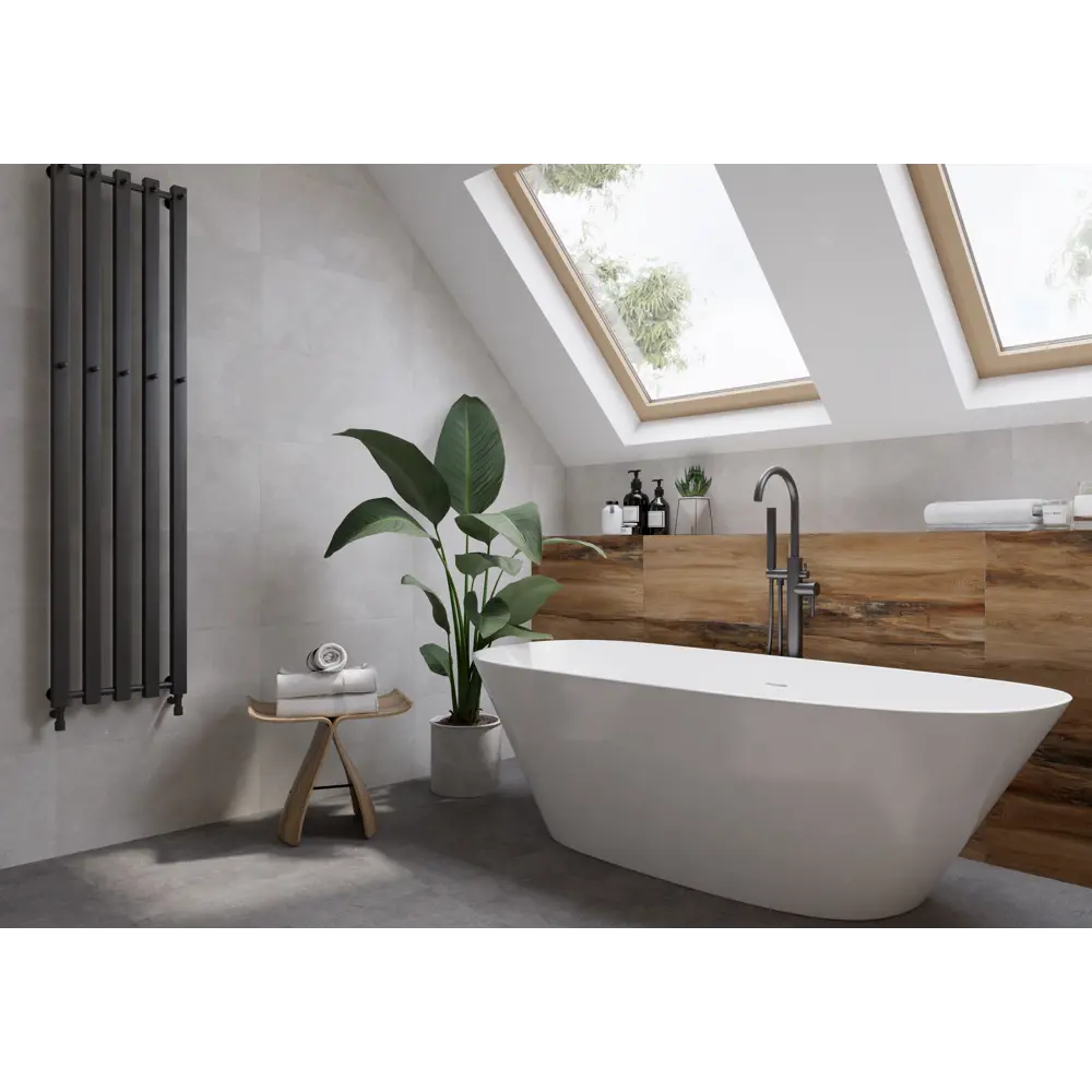 Керамин Студио: Настенная плитка темно-серый графит 60х30 см 88923931 STLM-0949071 - Вид №6