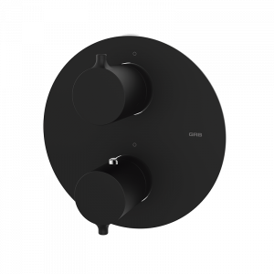 47110472 PREMIUM Черный Встроенный термостатический с запорным Черный GRB MIXERS