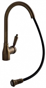 BLEU PROVENCE Смеситель для кухни на одно отверстие с вытяжным душем Rubinetti da cucina Rka05br