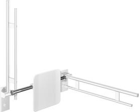 900.50.10240 Двойной шарнирный опорный рельс, конструкция a HEWI Stützen  - Вид №17