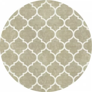 Ковер Trelli Круглый 180x180 бежевый RUGBERRY ДИЗАЙНЕРСКИЕ, TRELLI 326227 Кремовый;бежевый