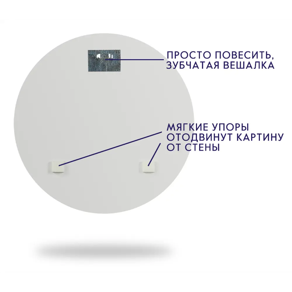 Картина на стекле Postermarket Рыбки 40x40 см STLM-2170718 - Вид №1