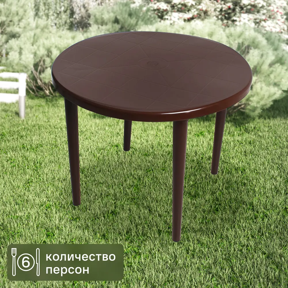 Стол садовый круглый Santreyd Deco для террасы и сада 86523581 нет STLM-0069652