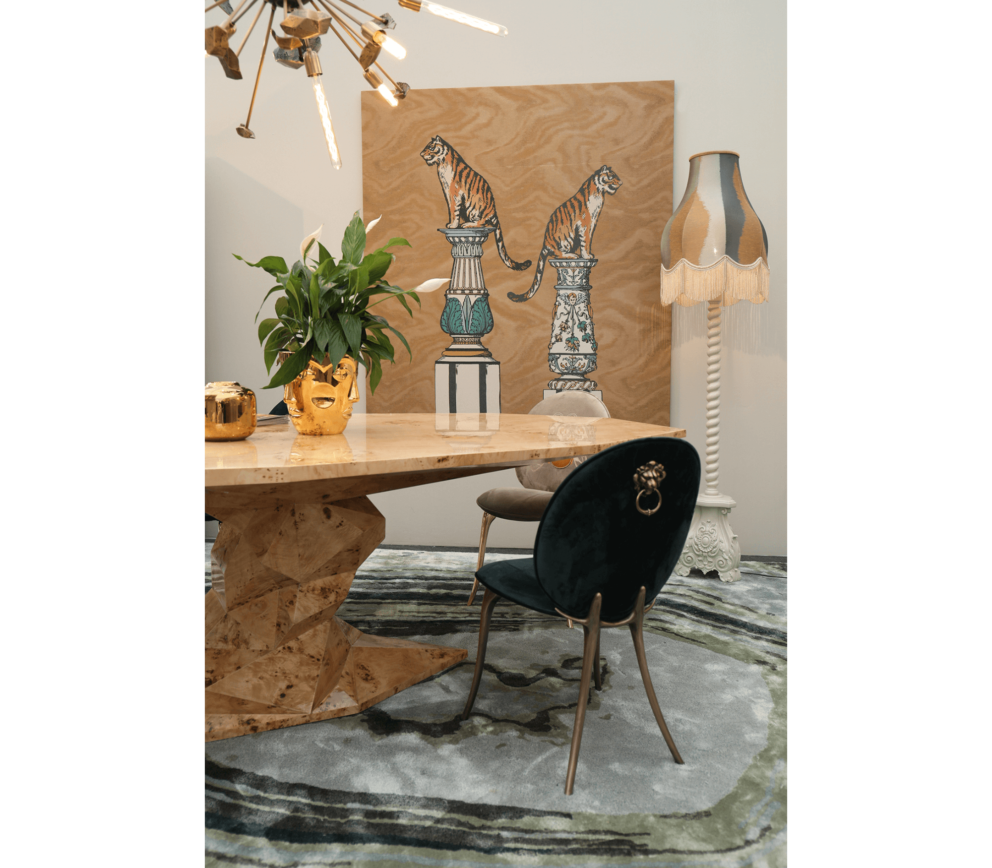 0-248 Обеденный стол из корня тополя бонсай Boca Do Lobo  - Вид №7