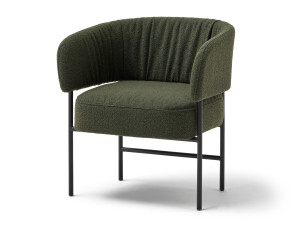 Тканевое кресло с подлокотниками