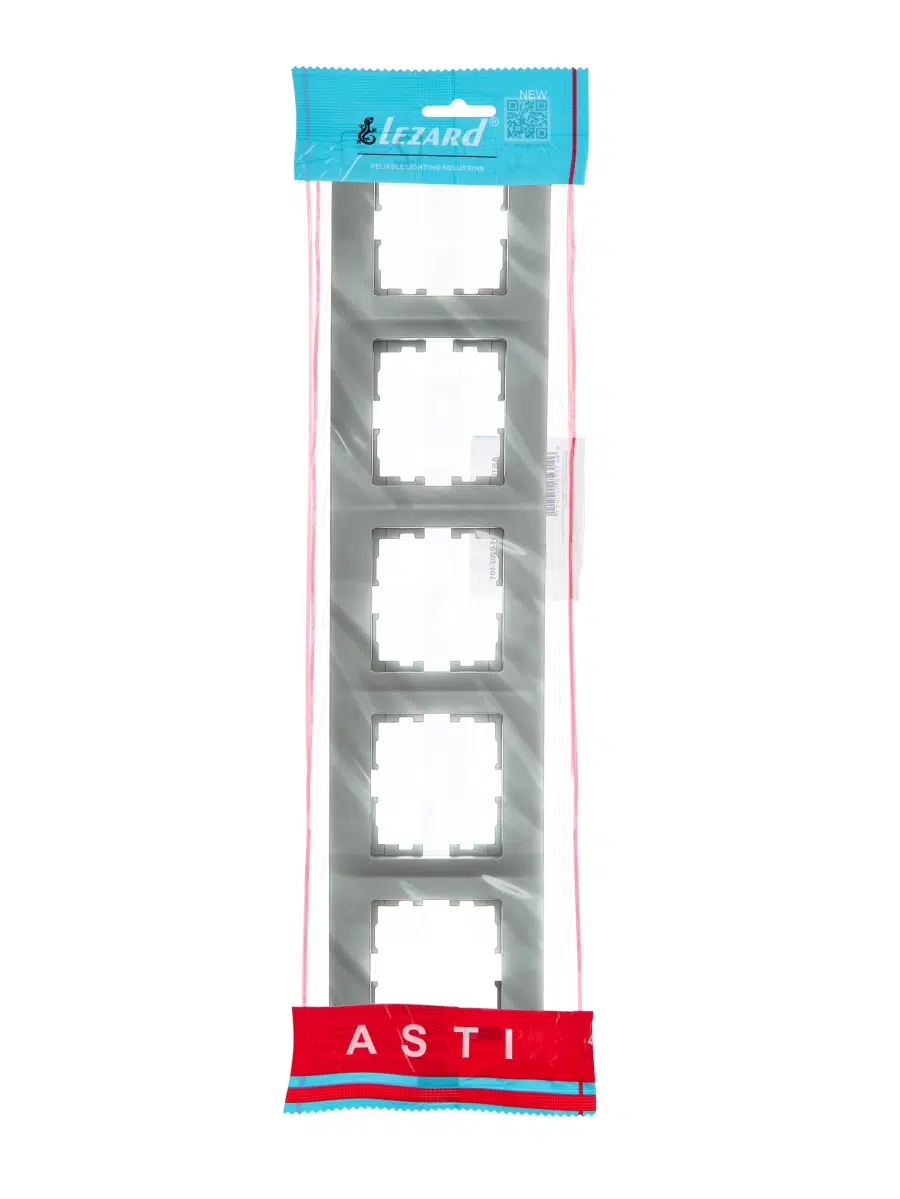 ASTI Рамка 5-ая горизонтальная б/вст платина LEZARD 7081-3500-150 - Вид №3