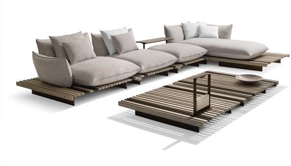 Giorgetti Модульный угловой садовый диван Apsara sun-id-1375759 - Вид №3