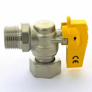 Кран шаровой для газа угловой флажок F.I.V. НН 1/2"
