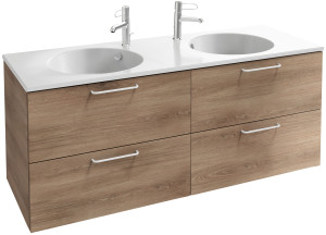 EB2526-R6-M90 Тумба под столешницу 140 см, 4 ящика, белая ручка JACOB DELAFON ODÉON RIVE GAUCHE