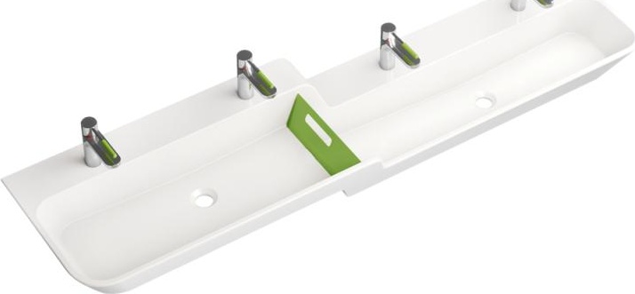 950.12.306 Несколько умывальников с градуированной высотой HEWI Waschtische  - Вид №2