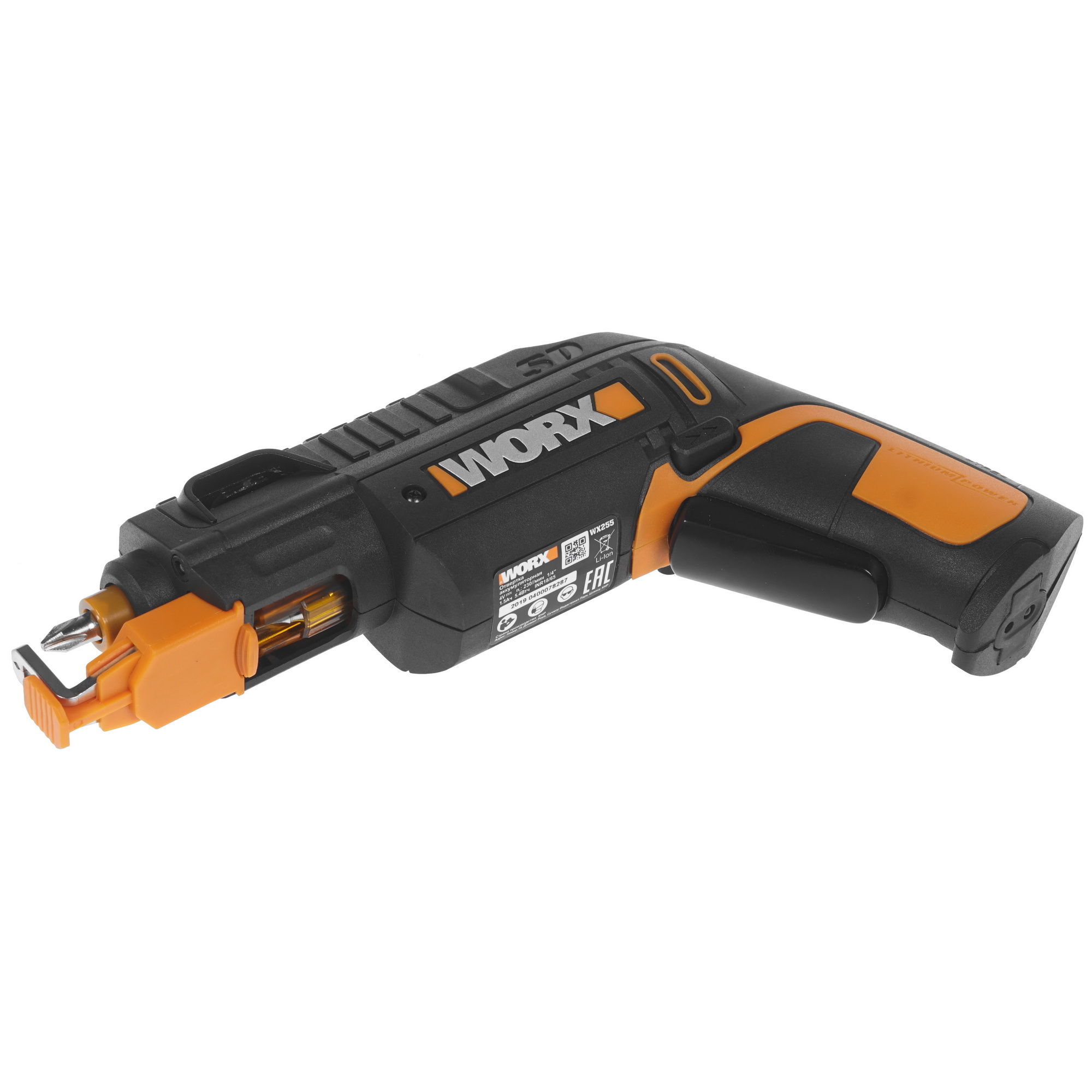 Аккумуляторная отвертка Worx SD WX255 8143063 STDN-0044477 - Вид №4