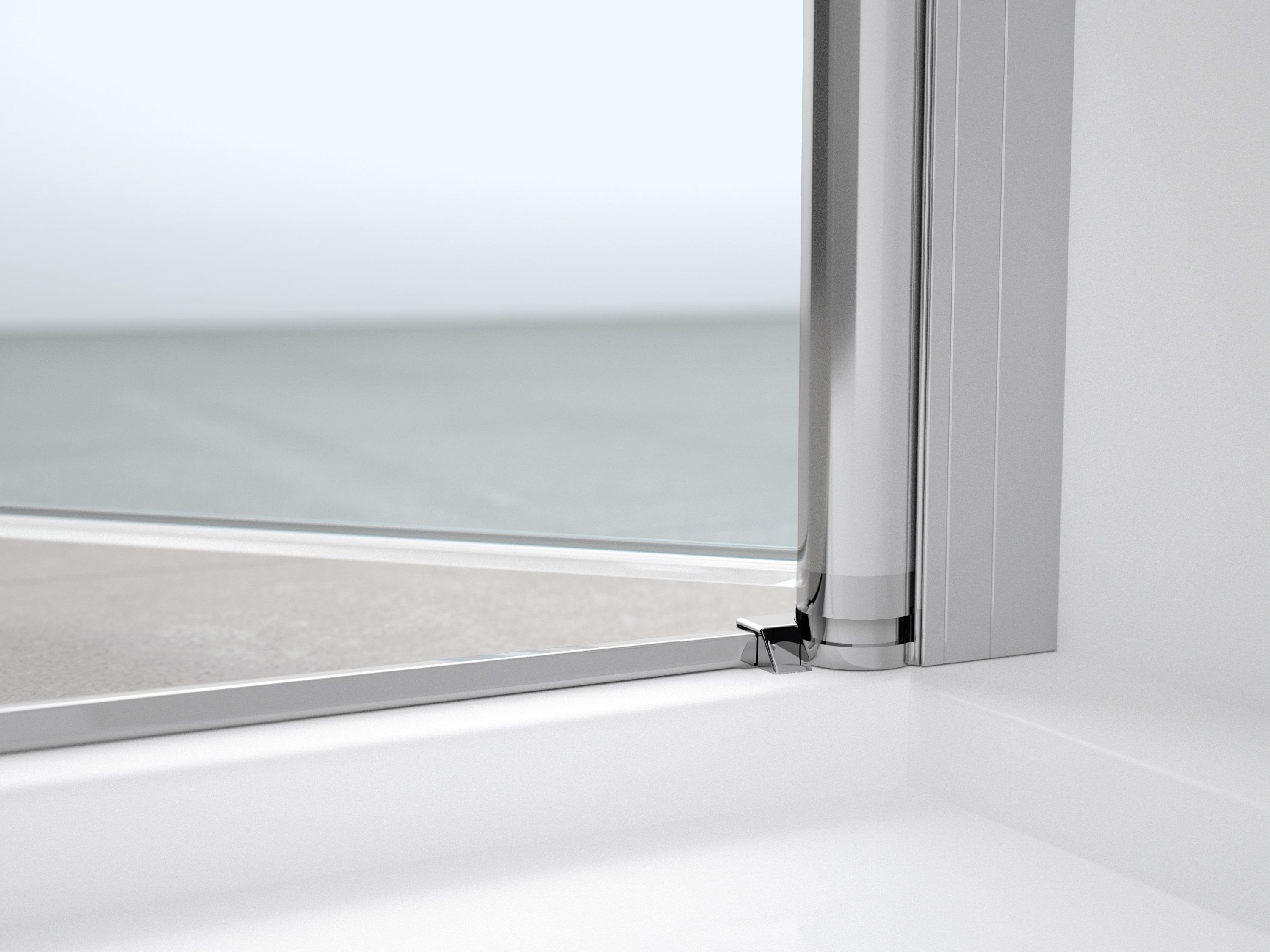 Угловая душевая кабина с раздвижной дверью Novellini Young ARCH-00132399 - Вид №3