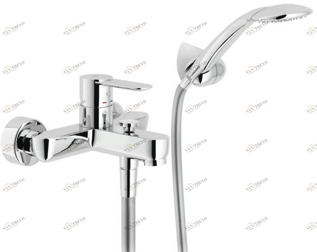 Nobili Rubinetterie Смеситель для ванны настенный с ручным душем Sand sun-id-1425538