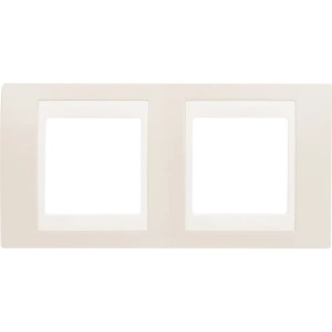 Рамка для розеток и выключателей Systeme Electric Unica 2 поста, цвет песчаный/бежевый 10167816 STLM-2137946