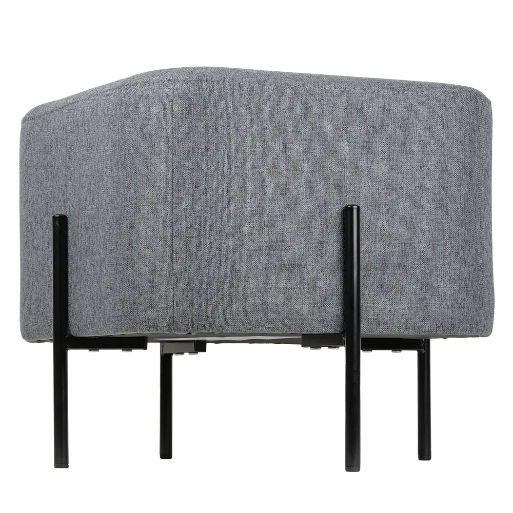 Пуф на ножках рогожка Эрик серый 45x42 см Santreyd STLM-2196521 - Вид №3