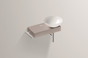 0613002081 Умывальник с тумбой, set.wp.pn2, белая, proshield, глазурованная Alape серия PN (Piccolo Novo)