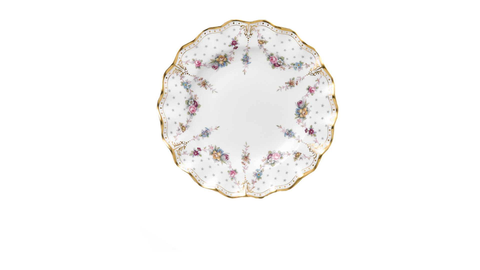 10676171 Royal Crown Derby Сервиз столовый Royal Crown Derby Роял Антуанетта на 6 персон 20 предметов, фарфор Фарфор костяной  - Вид №6