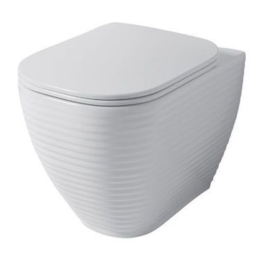 LO002RIM51 Приставной унитаз напольный Белый Disegno Ceramica Loom Италия