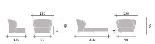 Съемное кресло Flou Селин ARCH-00040794 - Вид №4