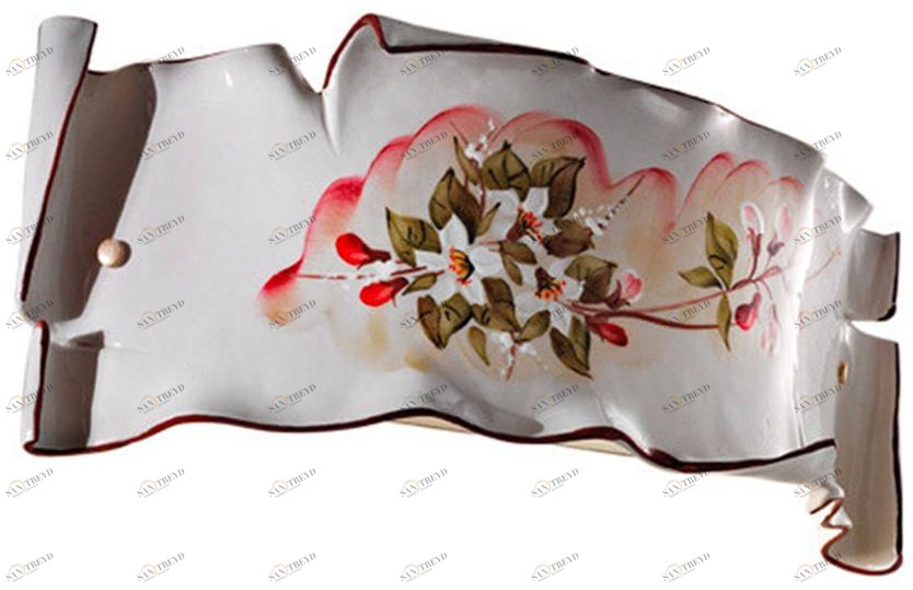 FERROLUCE Аппликация с падающим светом из керамики Milano C1108 /-27