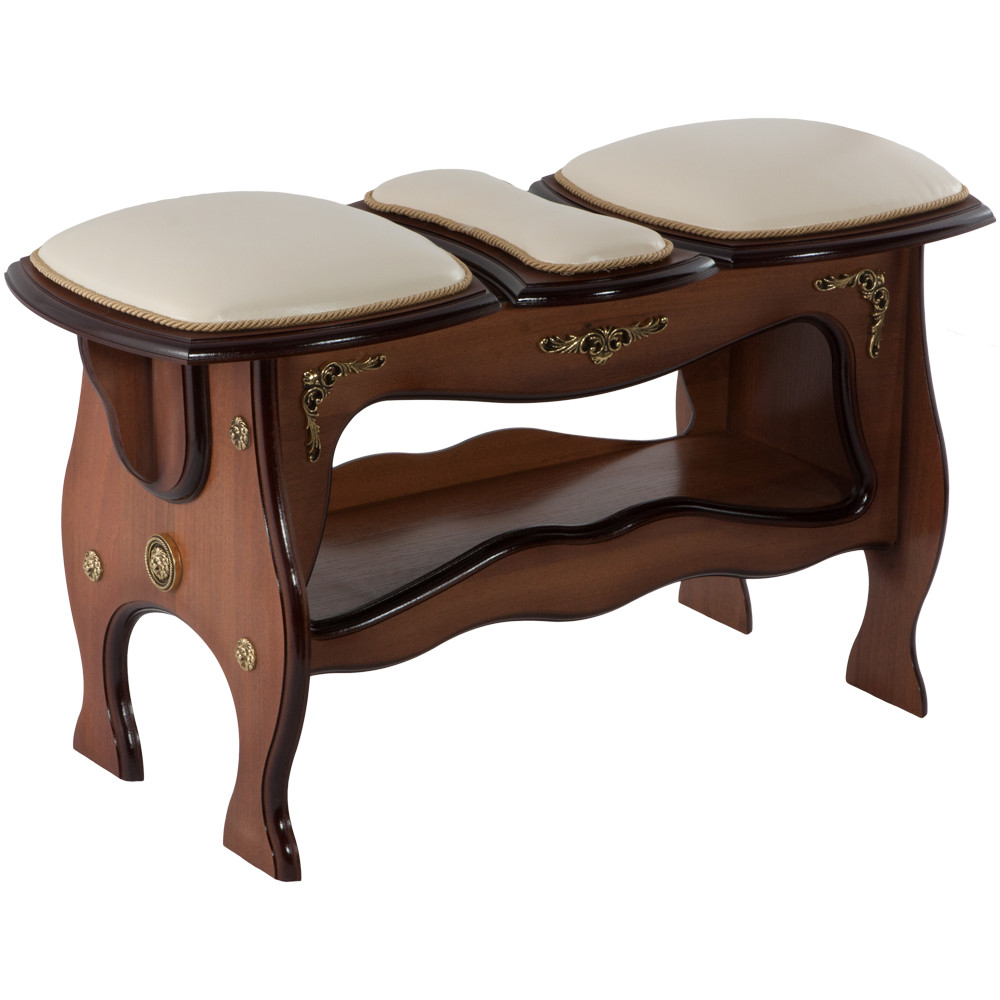 11138 Скамья 3-секционная большая Молочный BOGACHO 4627170345319