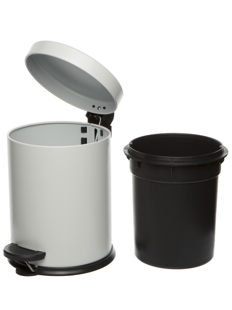 Вёдра с педалью и крышкой Tucana 3L Mini White NAVAKO 11519 - Вид №2