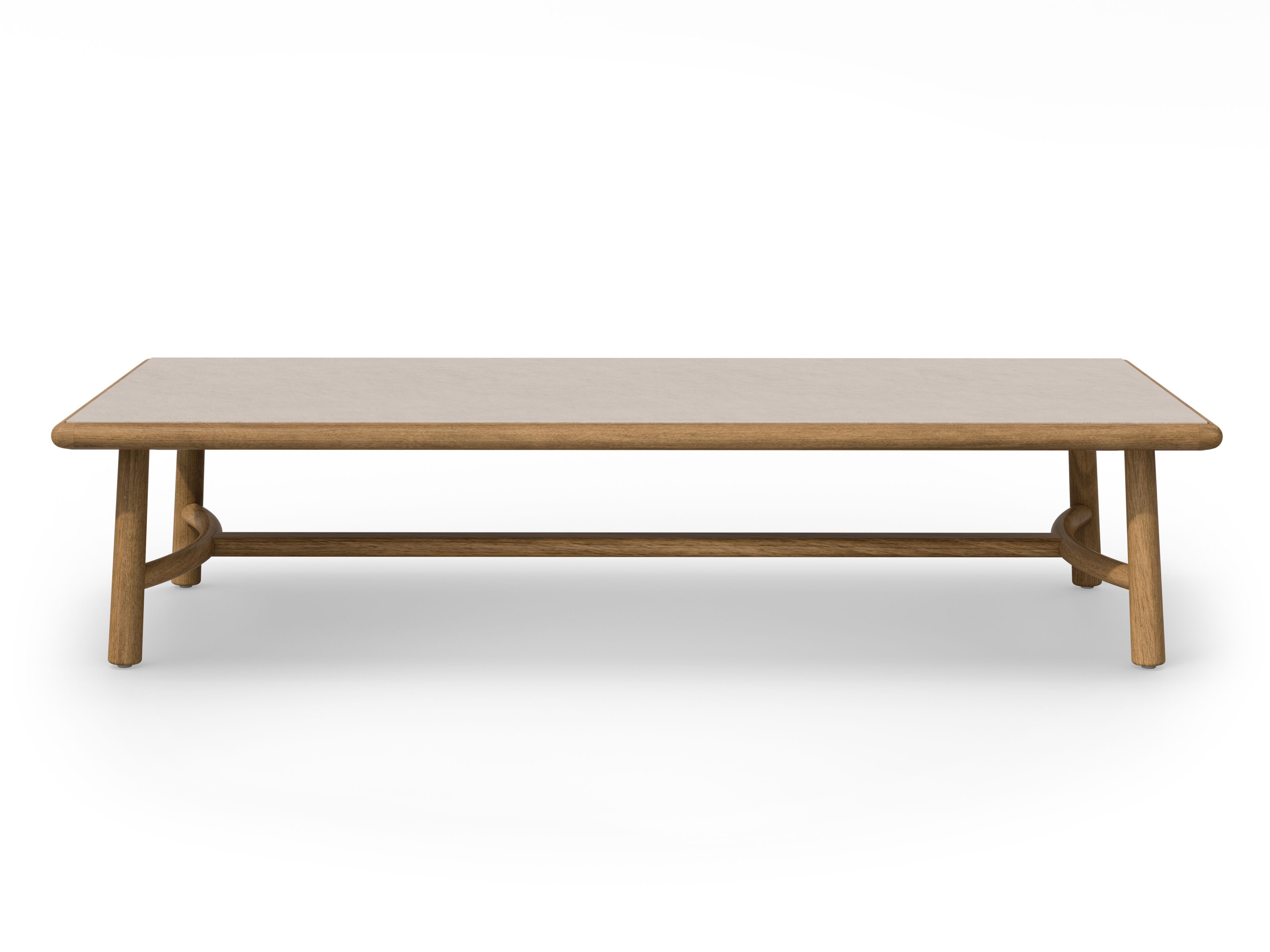 Прямоугольный журнальный столик из тикового дерева с керамической столешницей TRIBÙ Ukiyo ARCH-00128465 - Вид №1