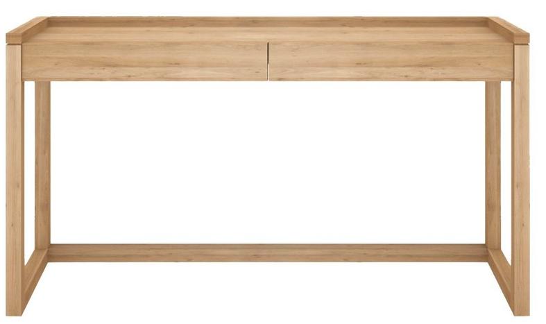 Ethnicraft Прямоугольный стол из дуба с ящиками Oak frame 50516 - Вид №1