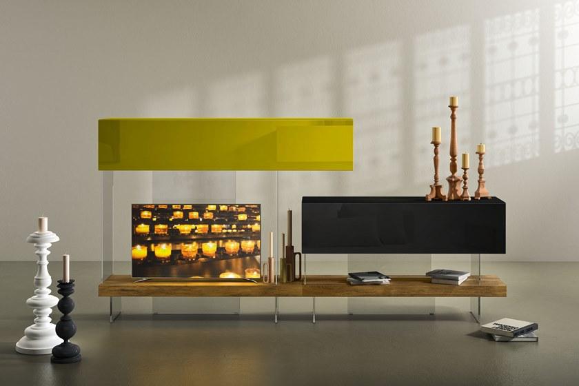 Lago Самонесущая стена из лакированного дерева и стекла Air sun-id-1381627 - Вид №9