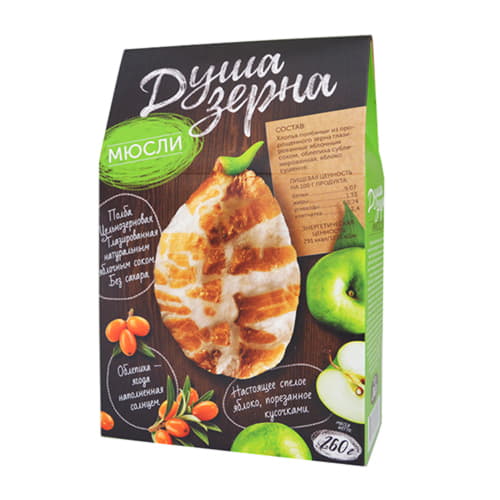 Мюсли с яблоком и облепихой Образ жизни 260 г Santreyd 13366