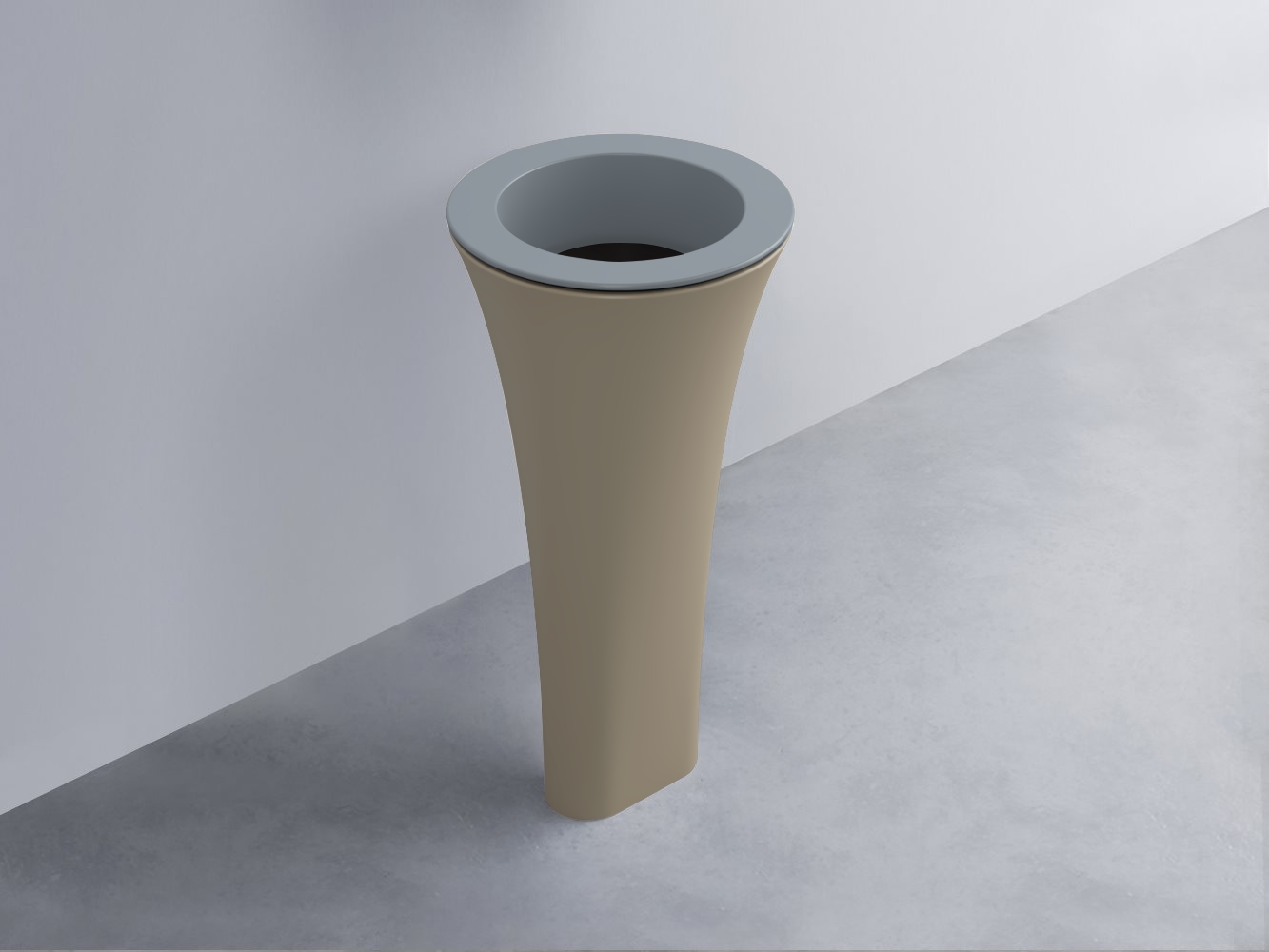 AMLA45-BR+AMPILT-LV+AMCOLT-AV Раковина Amedeo Tondo отдельностоящая cielo Enjoy + Amedeo Ceramica Cielo