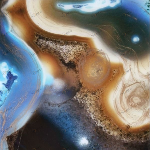 Арт-панель на холсте Alex Turco Minerals Dark Blob DARKBLOB