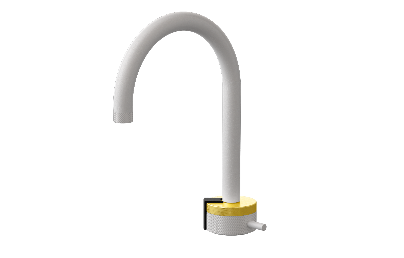 E-11502-R1BB-L2MBK-WT Однорычажный прогрессивный смеситель для раковины - излив 16см GRAFF MOD+