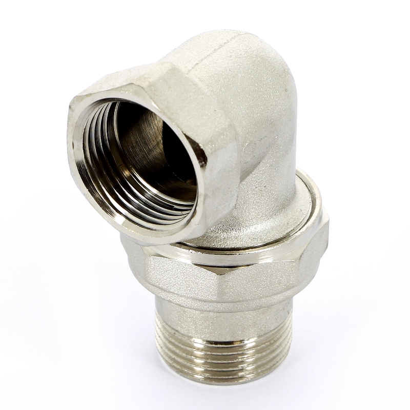 Разъемное соединение НВ угловое с прокладкой O-ring никелированное TIEMME 2" 1500543