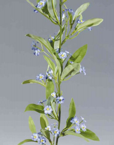 2663 110 a2 Гирлянда из искусственных незабудок, 180 см, голубая H-andreas 