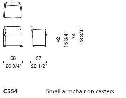 Cappellini Кресло с подлокотниками Supersoft sun-id-1356460 - Вид №2