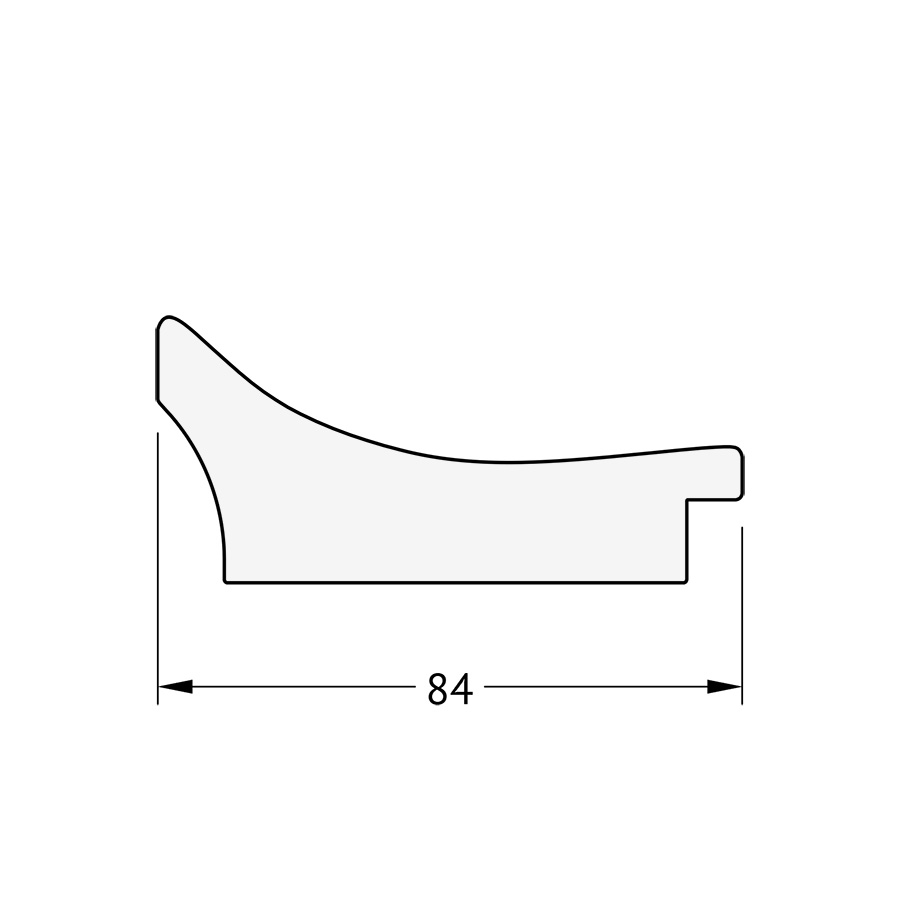 BY 6351 Зеркало напольное с гравировкой в багетной раме - фреска 84 mm EVOFORM Exclusive-G floor - Вид №4