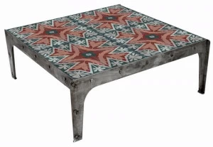 ICI ET LÀ Квадратный журнальный столик для гостиной Handmade metal furniture by ici et là Atbh01