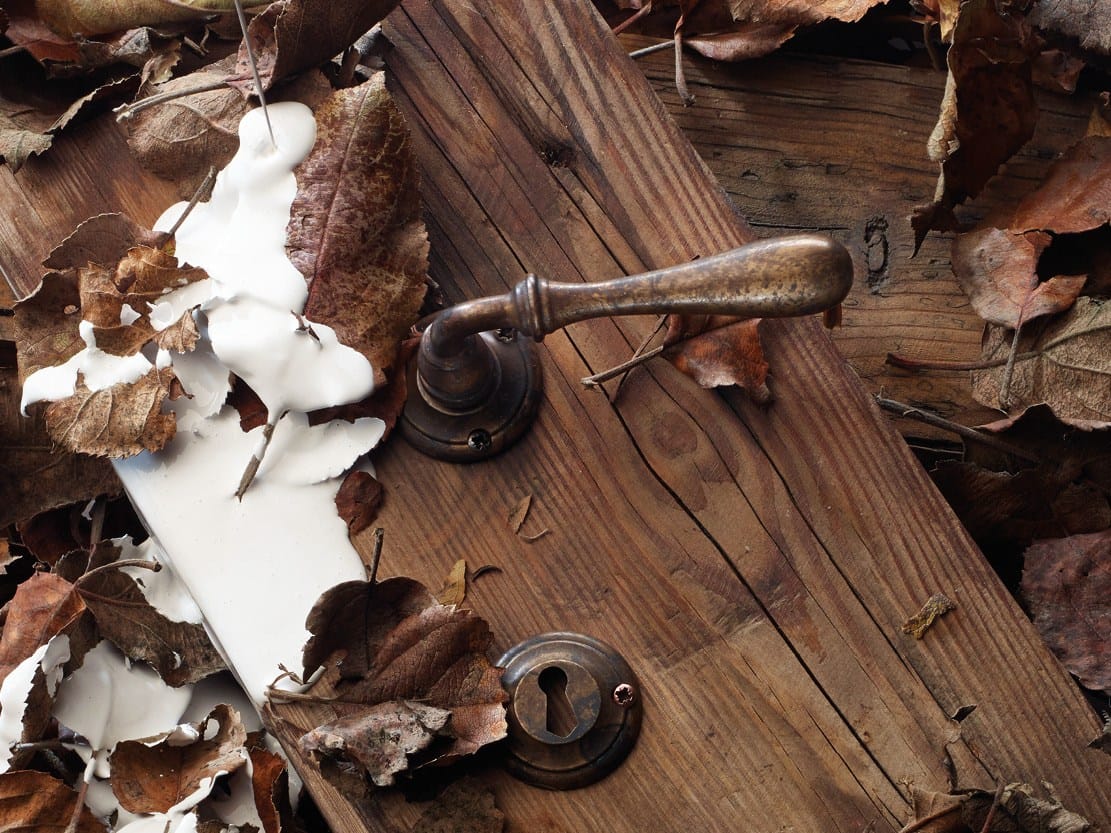 Классическая латунная ручка на розетке с насадкой LINEA CALI' ARCH-00049982 - Вид №1