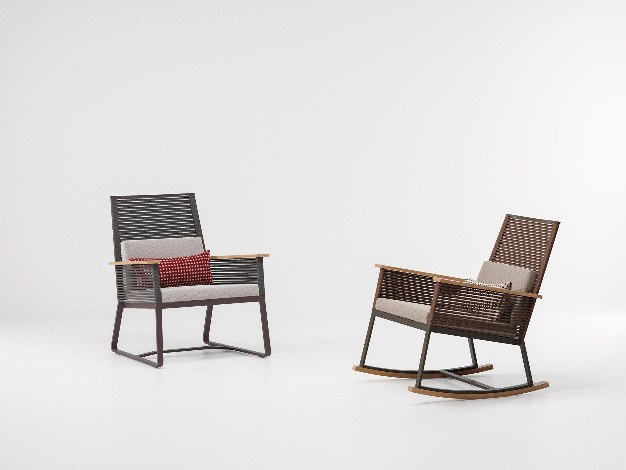 Кресло-качалка для сада Kettal пейзаж ARCH-00102274 - Вид №1