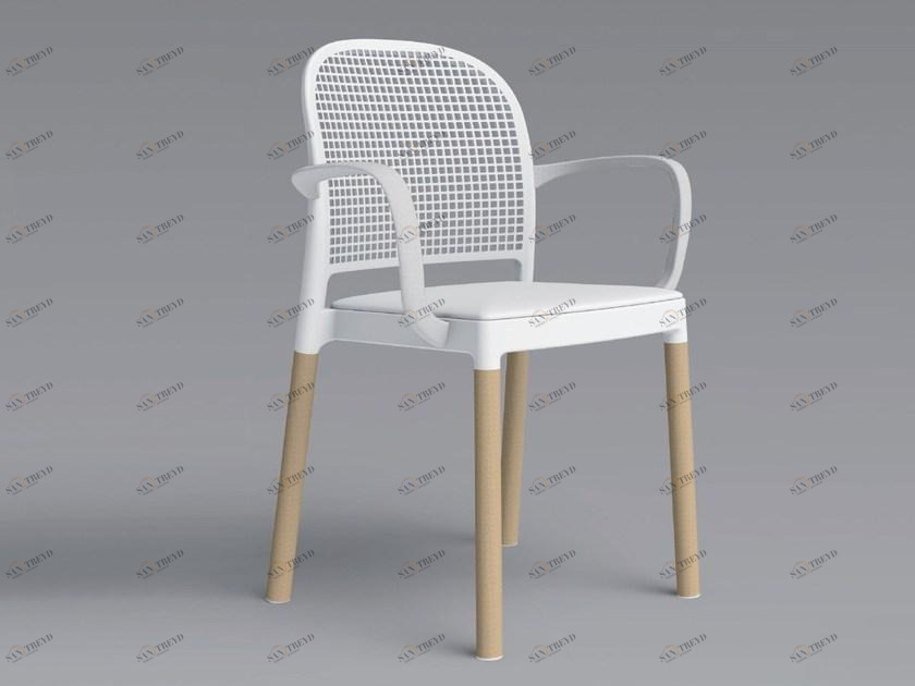 GABER Стул из технополимера с подлокотниками Panama sun-id-1423173